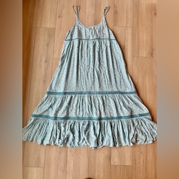 easel Dresses & Skirts - Anthropologie Easel Boho Floral Tiered Maxi Dress | Free People Style